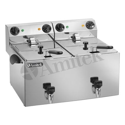 ორ აბაზანიანი ელექტრო ფრიტური Amitek FE88R