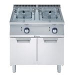 ორ აბაზანიანი ელექტრო ფრიტური 15+15 ლიტრი Electrolux Professional Cooking Range Line 700XP Two Wells Freestanding Electric Fryer 15 liter