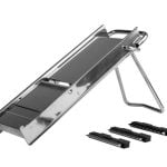 უჟანგავი ფოლადის მექანიკური ხელის სლაისერი 3 პირით