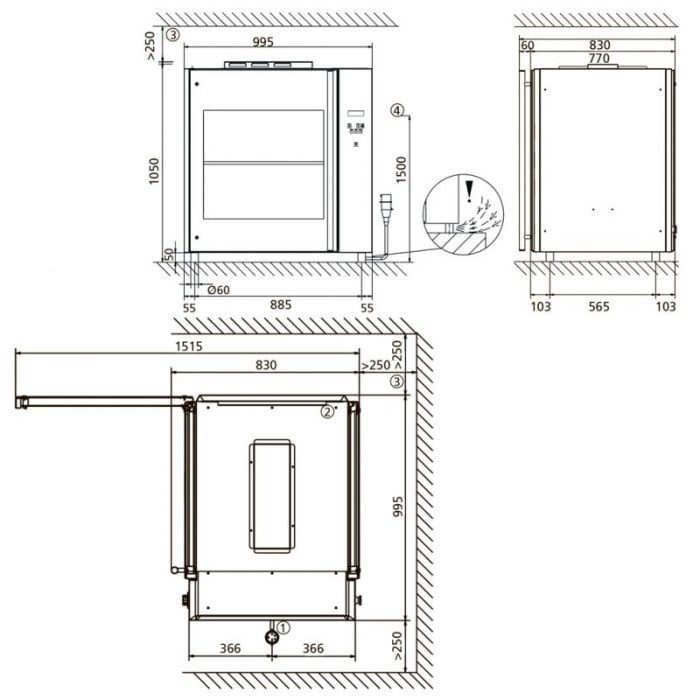 ქათმის გრილის ღუმელი Fri Jado TDR 7/8 Programmable - Image 3