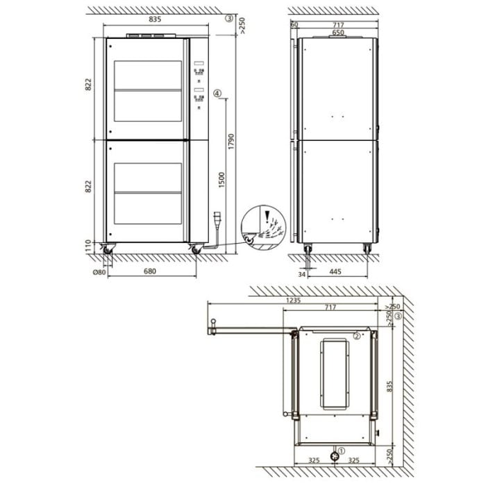 ქათმის გრილის ღუმელი Fri Jado TDR 5+5 Programmable - Image 2