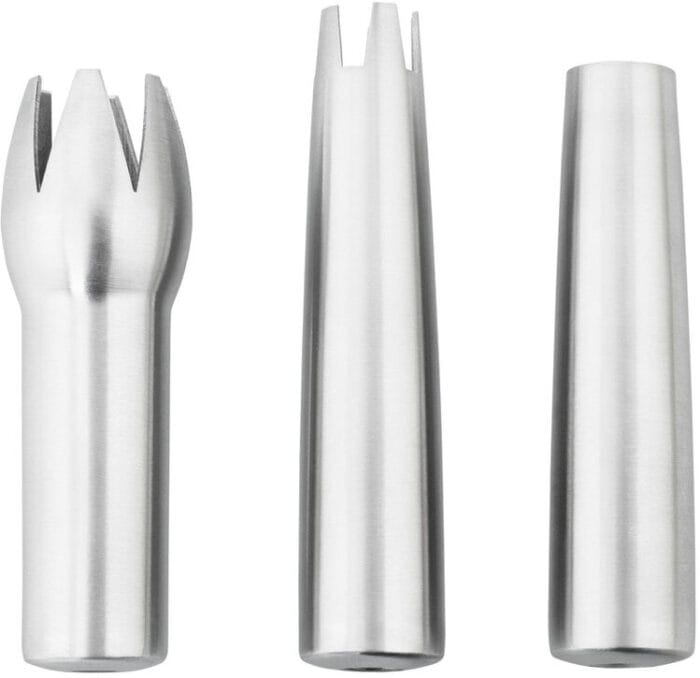 სიფონის თავაკები ლითონის (3 ცალიანი ნაკრები) Matfer 3 ST/ST TIPS FOR GOURMET WHIP - Image 1