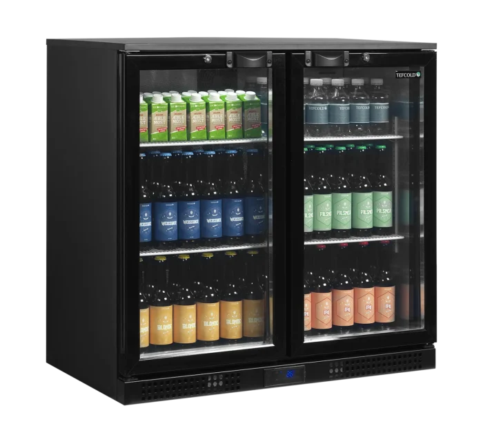დახლქვეშა ბარის ორკარიანი მაცივარი გამოღებადი კარით Tefcold Backbar Cooler  2 Doors DB201H - Image 1