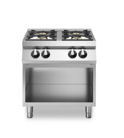 700 ხაზის გაზის 4 ქურიანი პლიტა ღია სადგამზე Modular R70/80PCGB/A