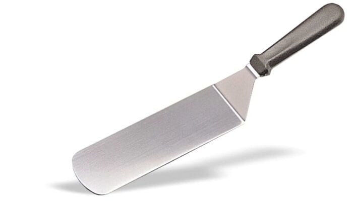 უჟანგავი ლითონის გრილის ნიჩაბი პლასმასის ტარით  Pujadas Fast-food and fish turner - Image 1