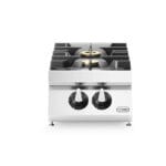 700 ხაზის გაზის 2 ქურიანი ქურა, ზედა ვერსია Modular Gas range enamelled containers ROC 700