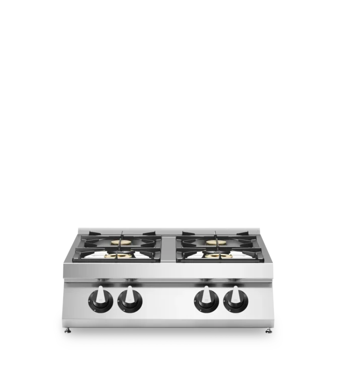 700 ხაზის გაზის 4 ქურიანი გაზქურა,ზედა ვერსია Modular   R70/80PCGB/T ROC 700 Gas range enamelled containers ROC 700 - Image 1