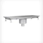 უჟანგავი ფოლადის  ტრაპი ქვედა დაერთებით Portashelf BOTTOM OUTLET CENTER DRAIN